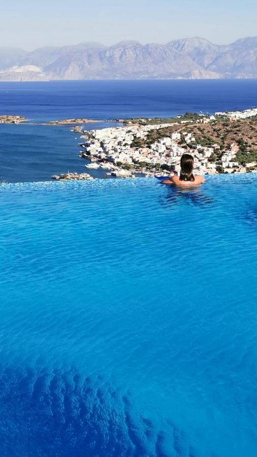 Villa Estee, Luxury Villa With Private Infinity Pool And Jacuzzi Elounda Buitenkant foto
