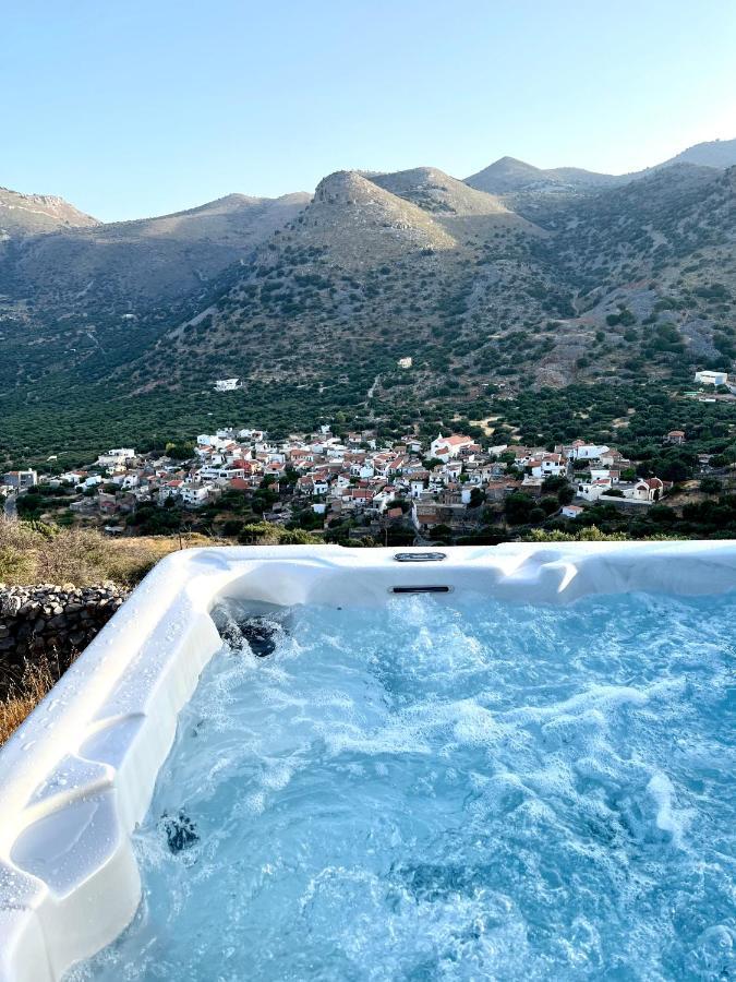 Villa Estee, Luxury Villa With Private Infinity Pool And Jacuzzi Elounda Buitenkant foto