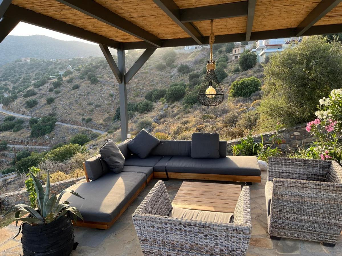 Villa Estee, Luxury Villa With Private Infinity Pool And Jacuzzi Elounda Buitenkant foto
