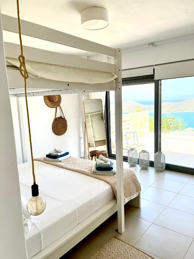 Villa Estee, Luxury Villa With Private Infinity Pool And Jacuzzi Elounda Buitenkant foto