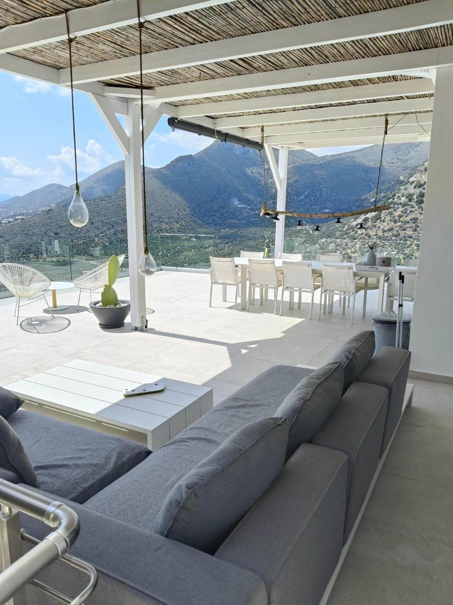 Villa Estee, Luxury Villa With Private Infinity Pool And Jacuzzi Elounda Buitenkant foto