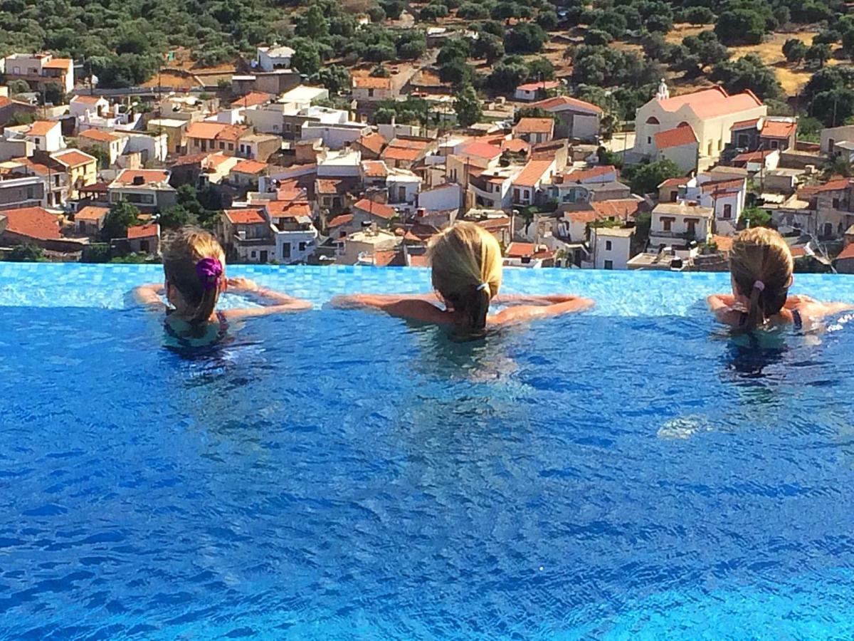 Villa Estee, Luxury Villa With Private Infinity Pool And Jacuzzi Elounda Buitenkant foto