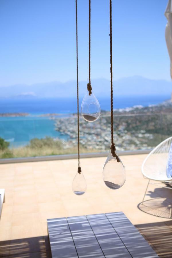 Villa Estee, Luxury Villa With Private Infinity Pool And Jacuzzi Elounda Buitenkant foto
