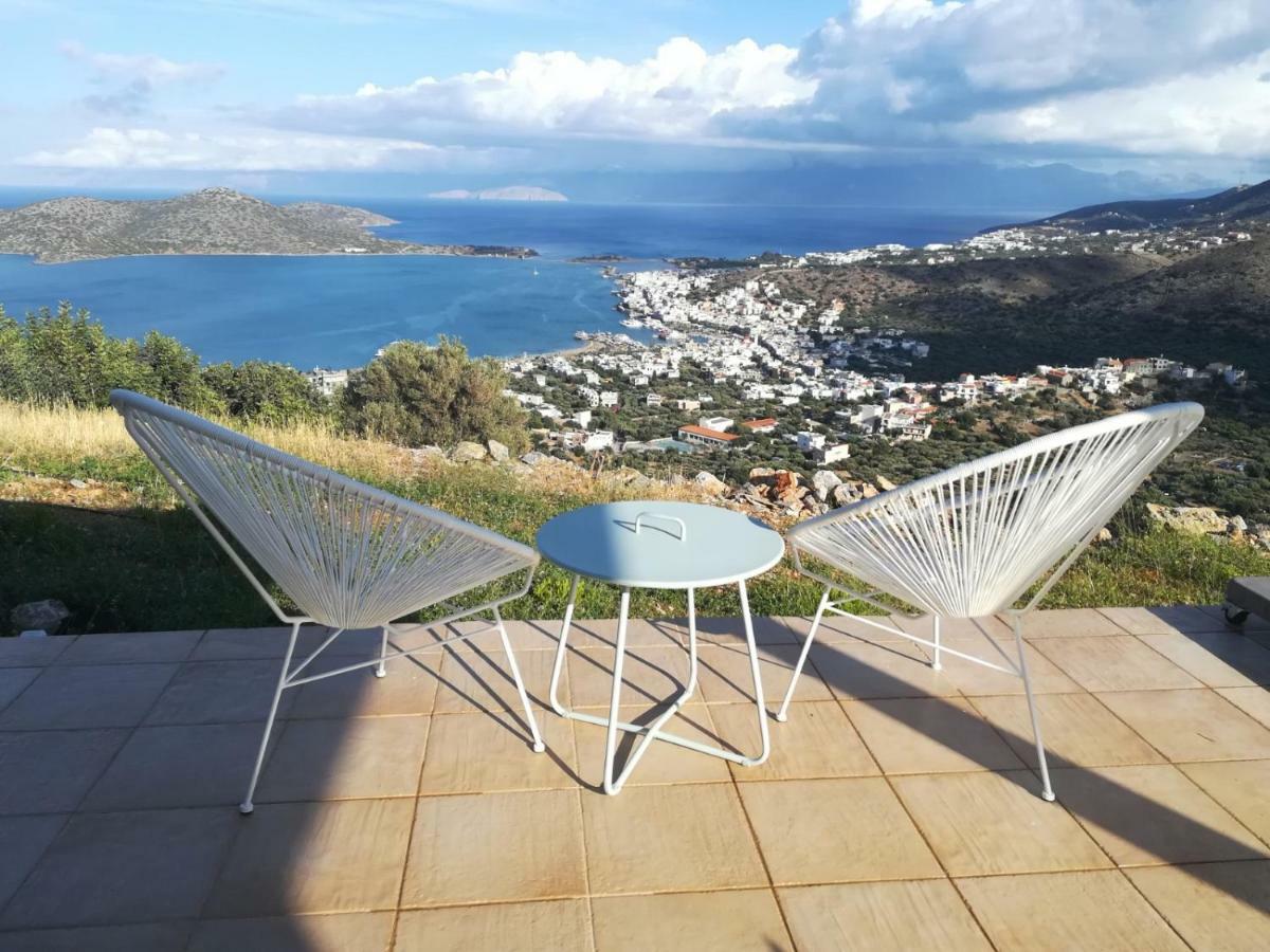 Villa Estee, Luxury Villa With Private Infinity Pool And Jacuzzi Elounda Buitenkant foto